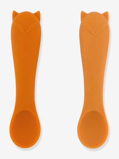 Verzorging-Baby eet en drinkt-Eetservies-Set van 2 babylepels Mr. Lion