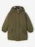 Parka fille à capuche doublée imitation fourrure bois de rose+camel+marine+noir+prune+vert foncé - vertbaudet enfant 