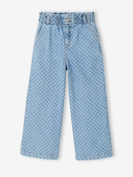 Fille-Pantalon fille large motifs fantaisie 