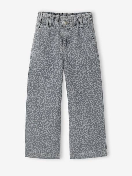 Fille-Pantalon-Pantalon fille large motifs fantaisie 