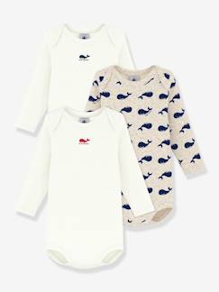 Bébé-Body-Lot de 3 bodies manches longues