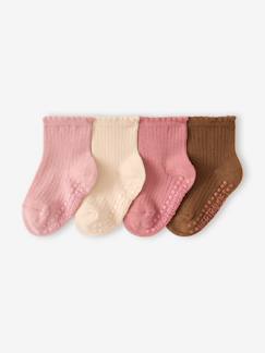 -Set van 4 babysokjes voor meisjes