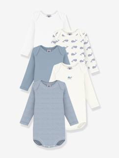 Baby-Set van 5 rompertjes met lange mouwen