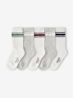 Garçon-Sous-vêtement-Lot de 5 chaussettes garçon sport