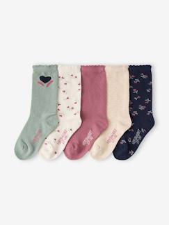 -Lot de 5 chaussettes fille
