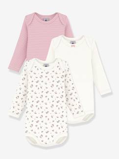 Baby-Set van 3 rompers met lange mouwen