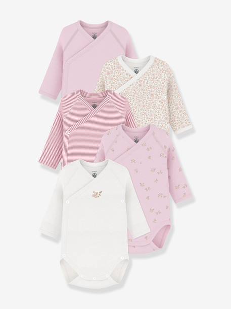 Bébé-Lot 5 bodies croisés