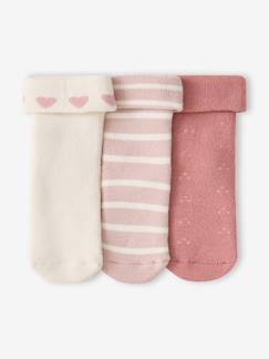 -Set van 3 babysokjes voor meisjes