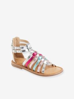 Chaussures-Sandales cuir fille esprit spartiates