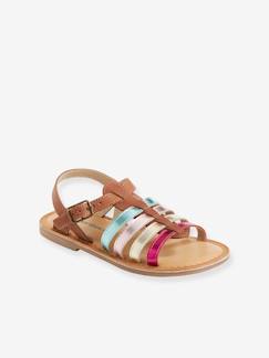 Chaussures-Sandales multi-brides cuir fille collection maternelle