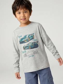 Jongens-T-shirt, poloshirt, souspull-T-shirt- Jongens-T-shirt met ludiek patroon 
