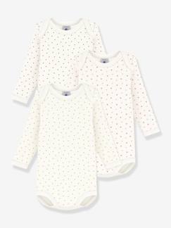 Baby-Set van 3 rompers met lange mouwen