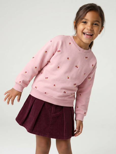 Fille-Sweat fille manches longues