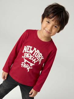 -Jongensshirt met lange mouwen