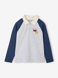 Polo manches longues garçon  - vertbaudet enfant