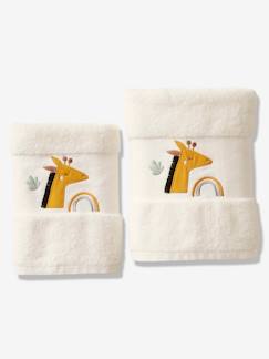 Linge de maison et décoration-Linge de bain-Serviette de bain Girafe Oeko-Tex®