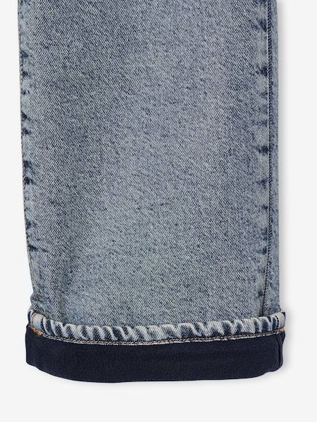Jean large fille bleu moyen - vertbaudet enfant 
