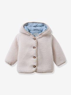 -Veste sherpa à capuche