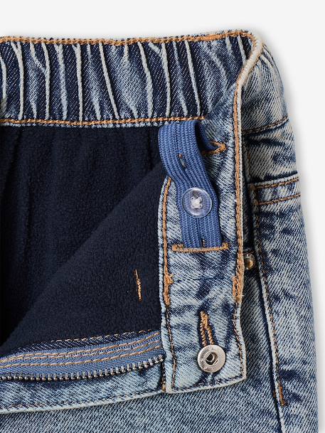 Jean large fille bleu moyen - vertbaudet enfant 