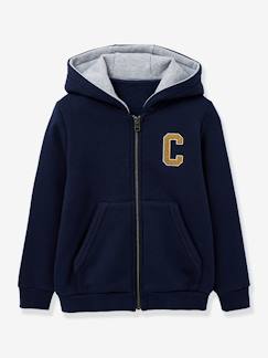 -Gilet zippé uni