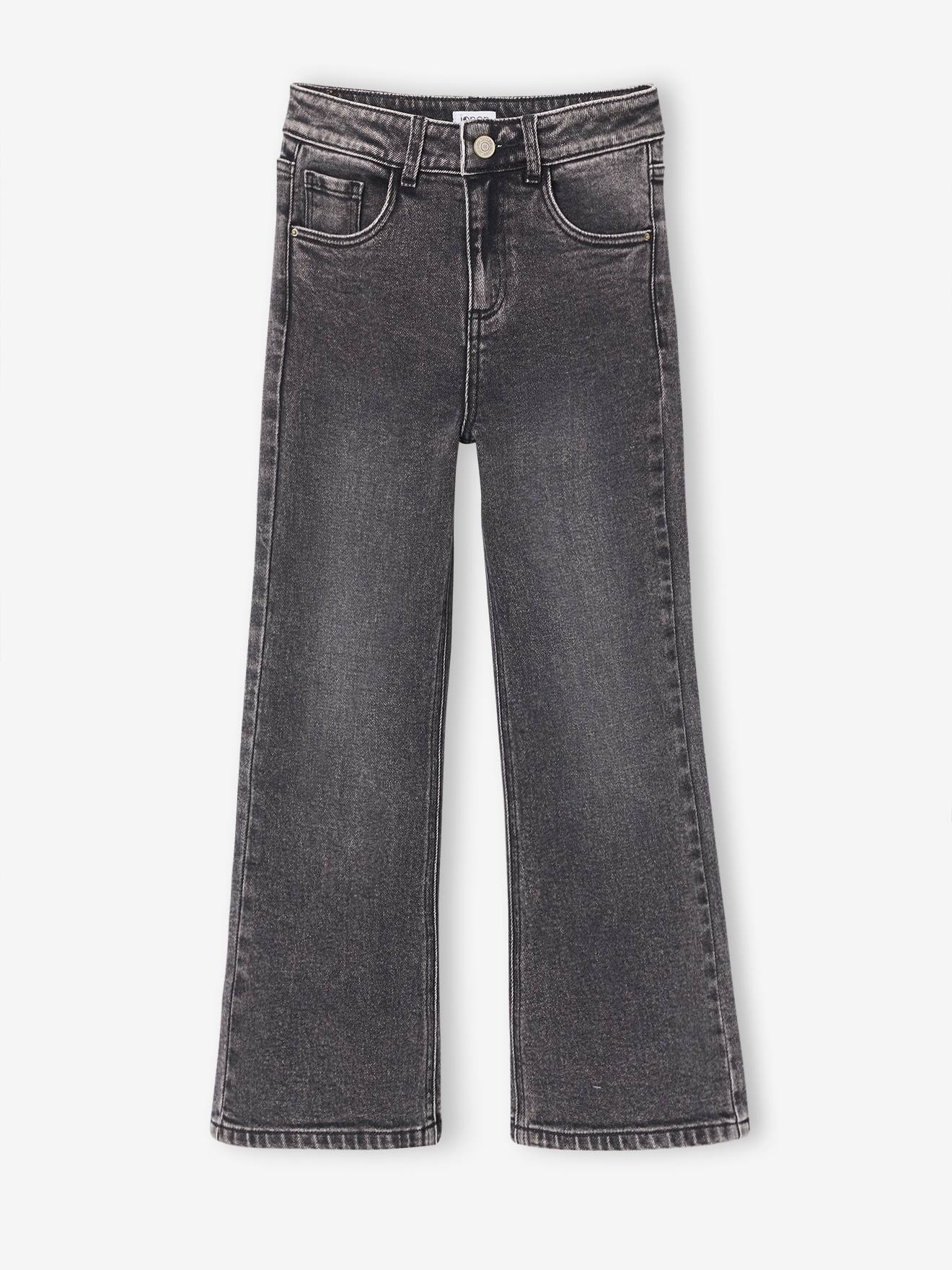 Flare Jeans Voor Meisjes Jonen Denimgrijs
