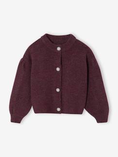 -Meisjesvest met sierknopen