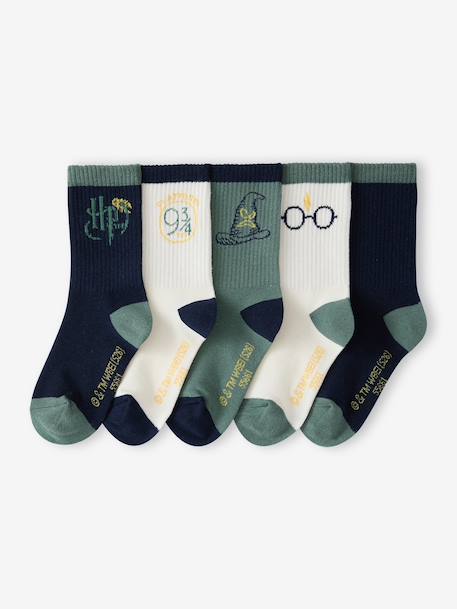 Garçon-Lot de 5 chaussettes Harry Potter