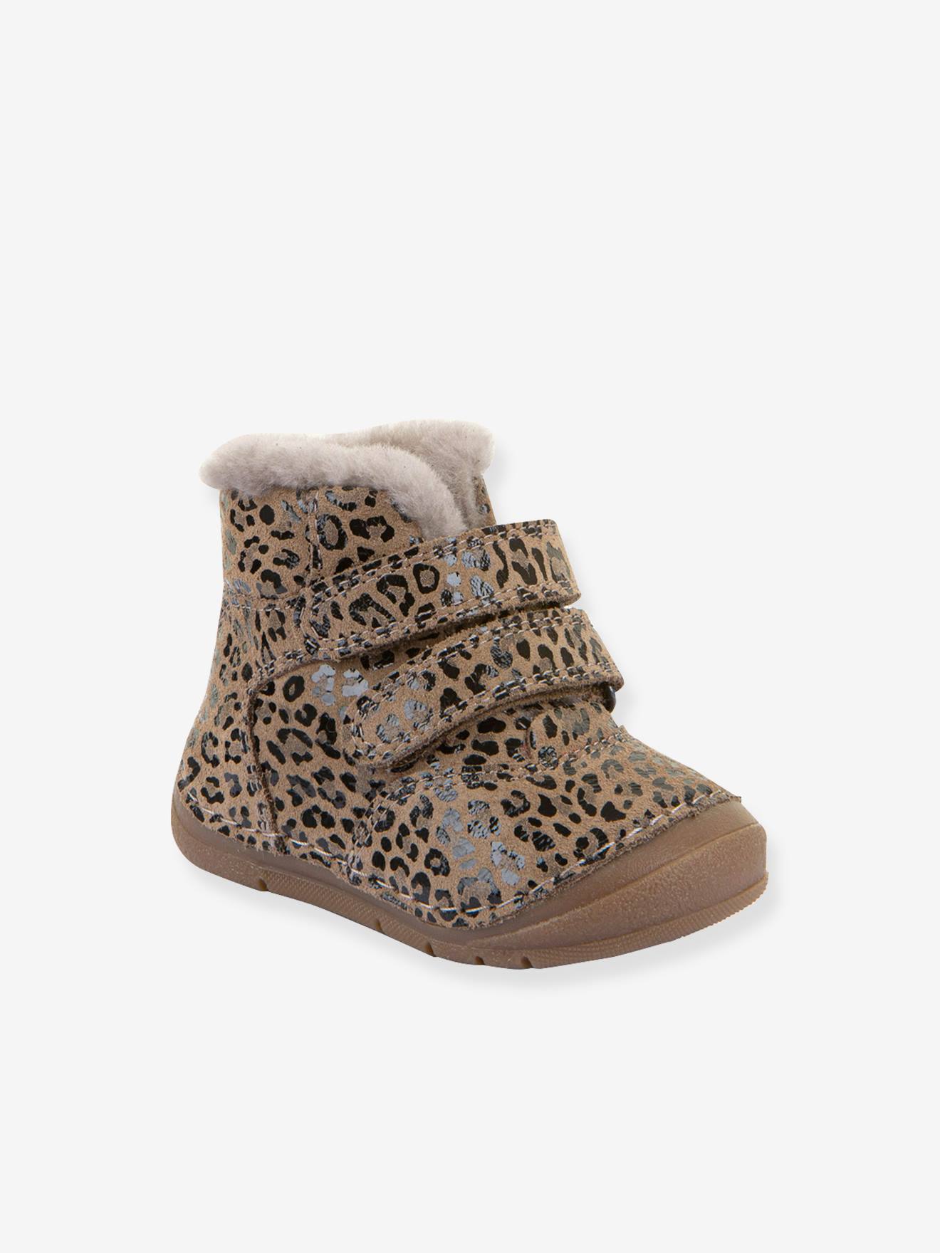 Boots jongen PAIX UP WINTER FRODDO beige, bedrukt