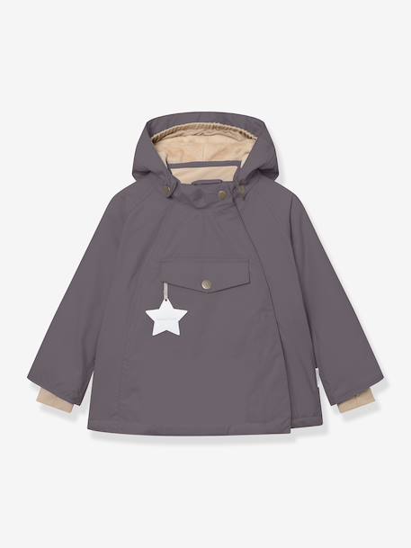 Veste d'hiver avec doublure polaire MATWANG enfants MINI A TURE bleu foncé+bordeaux+gris+gris ardoise+marine+marron+rouge+vert sauge+vieux rose - vertbaudet enfant 