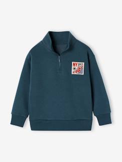 -Sweater met ritskraag jongen