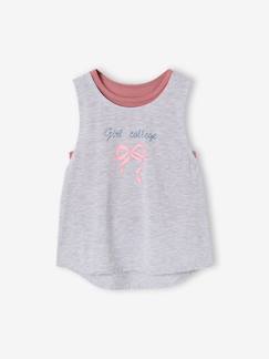 -2-in-1 top met sporttop voor meisjes