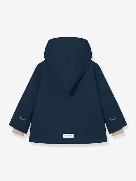 Veste d'hiver avec doublure polaire MATWANG enfants MINI A TURE bleu foncé+bordeaux+gris+gris ardoise+marine+marron+rouge+vert sauge+vieux rose - vertbaudet enfant 