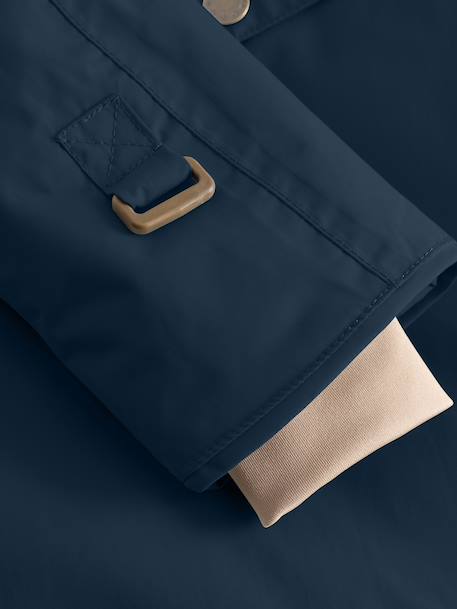 Veste d'hiver avec doublure polaire MATWANG enfants MINI A TURE bleu foncé+bordeaux+gris+gris ardoise+marine+marron+rouge+vert sauge+vieux rose - vertbaudet enfant 