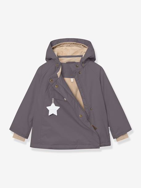 Veste d'hiver avec doublure polaire MATWANG enfants MINI A TURE bleu foncé+bordeaux+gris+gris ardoise+marine+marron+rouge+vert sauge+vieux rose - vertbaudet enfant 