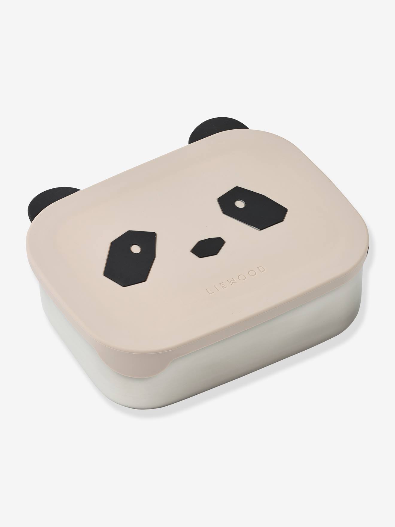 Liewood Lunchbox Panda Wit, Bedrukt