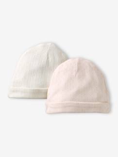 -Set van 2 babymutsjes van katoen