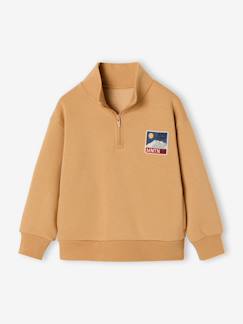 -Sweater met ritskraag jongen