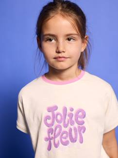 T-shirt manches courtes fille  - vertbaudet enfant