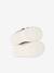 Leren baskets met klittenband voor baby's veel paars+veel wit - vertbaudet enfant 