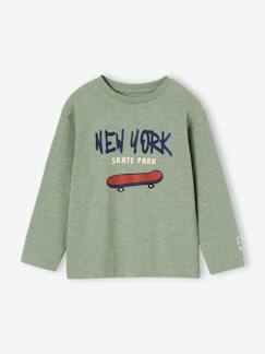 Jongens-T-shirt, poloshirt, souspull-T-shirt-T-shirt met lange mouwen met print voor jongens
