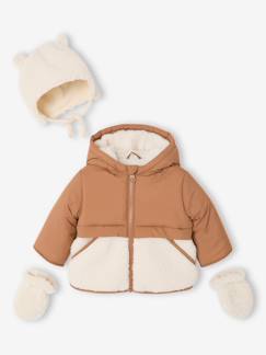-Babyjongens jas met muts