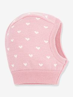Bébé-Accessoires-Chapeau-Cagoule bébé imprimée cœurs