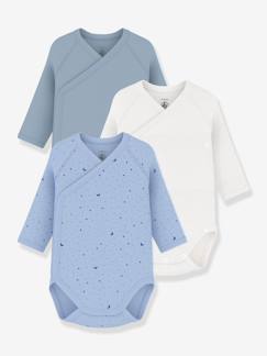 -Lot 3 bodies croisés manches longues