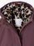 Parka fille à capuche doublée imitation fourrure bois de rose+camel+marine+noir+prune+vert foncé - vertbaudet enfant 