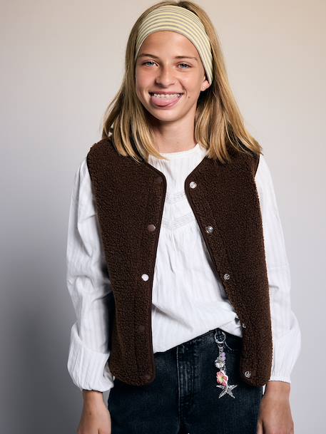 Fille-Veste sans manches 