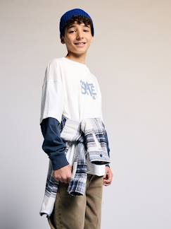 T-shirt manches longues garçon  - vertbaudet enfant