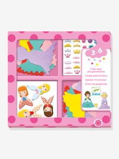 Speelgoed-Creatieve activiteiten-DJECO Stickers Ik houd van prinsessen