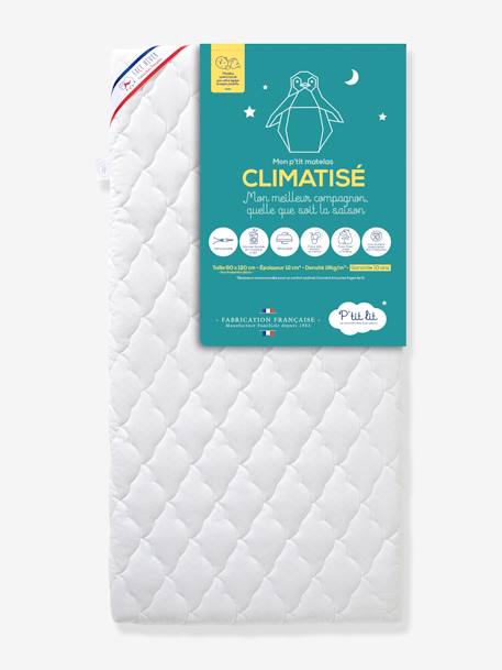 Mon P Tit Matelas Climatise Dehoussable 60x1 Cm P Tit Lit Blanc