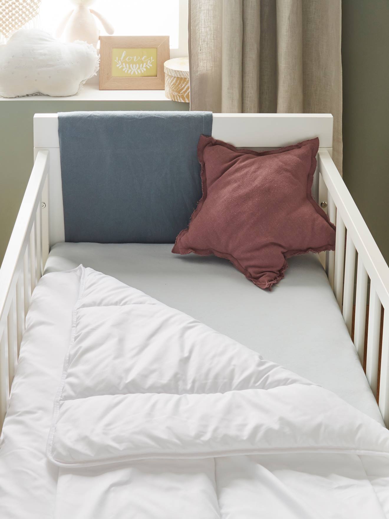 P Tit Lit Anti-huisstofmijt En Anti-bacterieel Babydekbed Wit