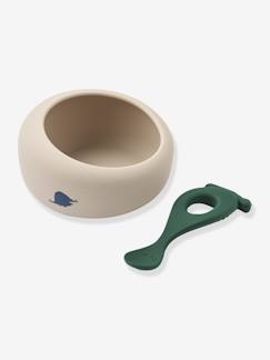 Verzorging-Baby eet en drinkt-Sparia kom+lepel silicone LIEWOOD